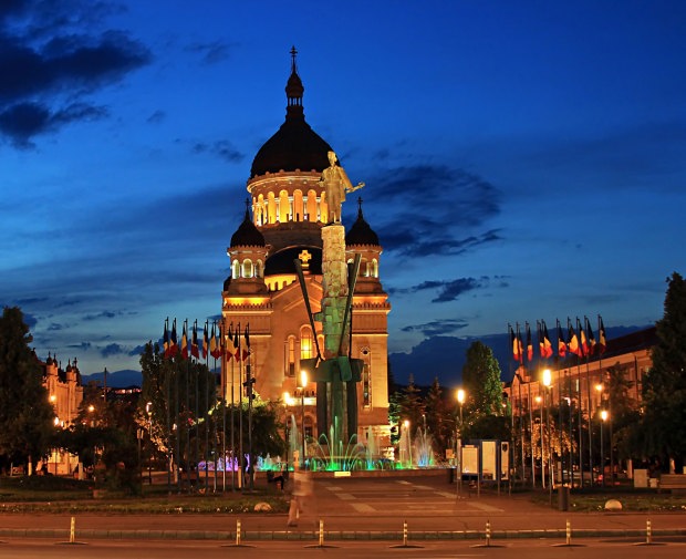 Cluj Napoca, the largest city in Transylvania