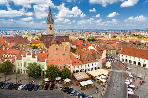 Sibiu beautiful cities Transylvania