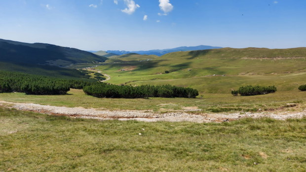 Bucegi mountains plateau