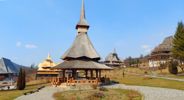 Barsana monastery maramures romania