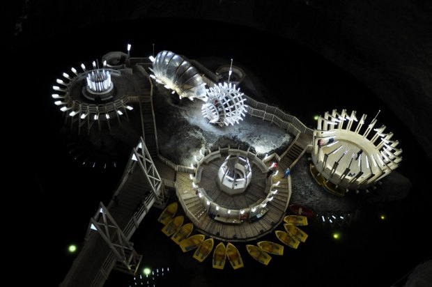 Turda salt mine Transylvania