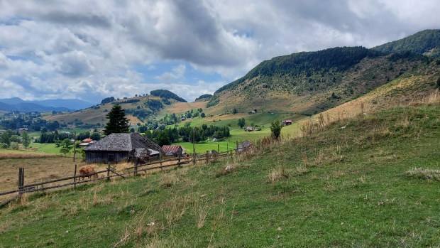 Summer Transylvania village