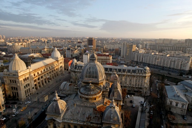 Bucharest aerial view