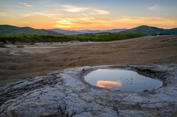Mud volcanoes