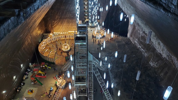 Turda salt mine Transylvania